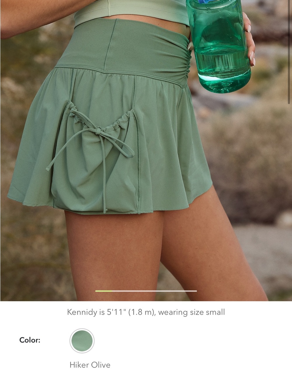 Hiker Olive Women's AERIE OFFLINE Active Shorts